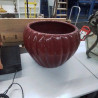 CACHE POT FAIENCE ROUGE 