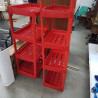 ETAGERE PLASTIQUE ROUGE