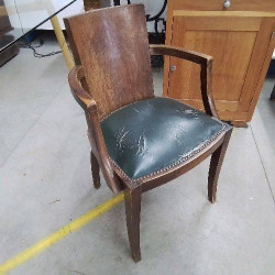 FAUTEUIL ASSISE CUIR 