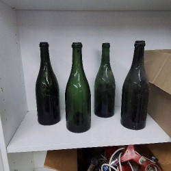 BOUTEILLE ANCIENNE VERRE...