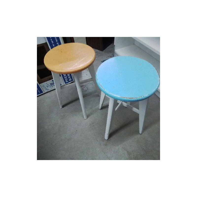 TABOURET VINTAGE RECONSTRUCTION 