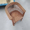 FAUTEUIL ROTIN ENFANT