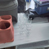 LOT DE 6 VERRES À PIED 