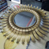 MIROIR SOLEIL DORÉ 