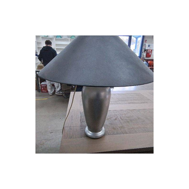 LAMPE A POSER ARGENTÉE 