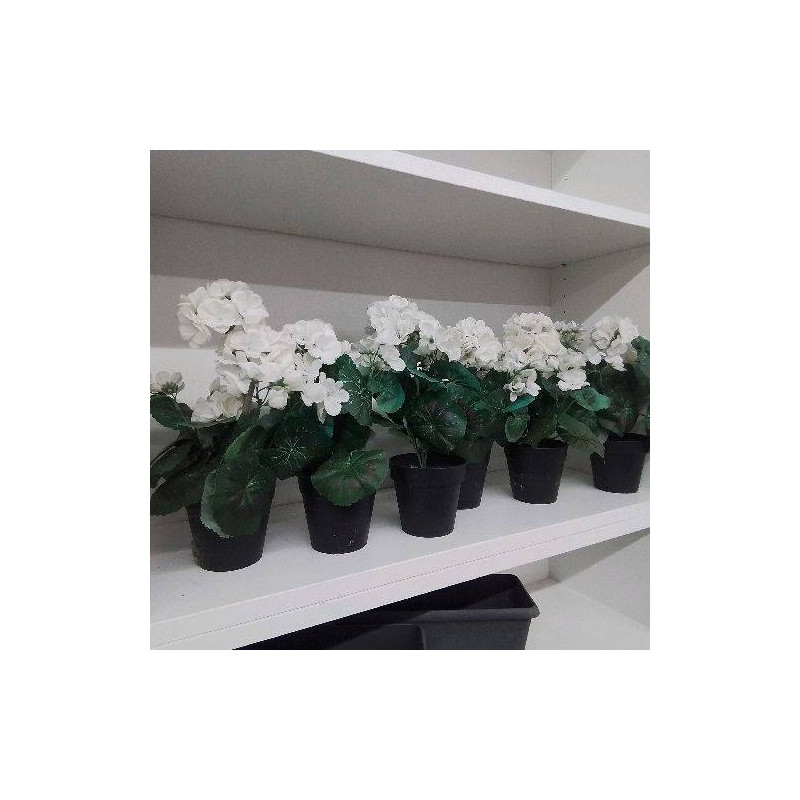 FLEURS ARTIFICIELLES BLANCHES 