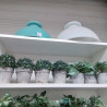 FLEURS ARTIFICIELLES POT GRIS