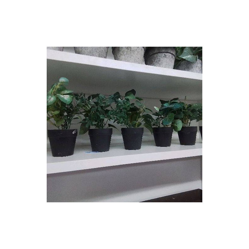 MINI PLANTE ARTIFICIELLE POT NOIR