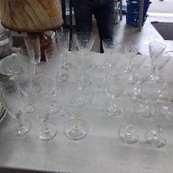 SERVICE VERRE BACCARAT LOT...