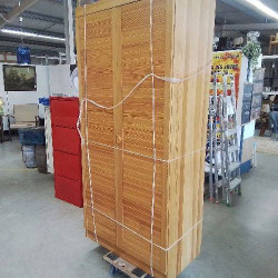 ARMOIRE VINTAGE 2 PORTES PIN