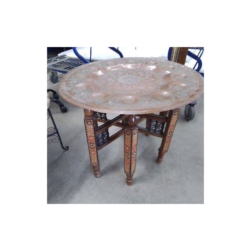 TABLE D’APPOINT STYLE MAROCAIN PIED BOIS