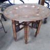 TABLE D’APPOINT STYLE MAROCAIN PIED BOIS