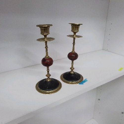 PAIRE DE BOUGEOIRE 
