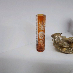 VASE BOHEME ORANGE 