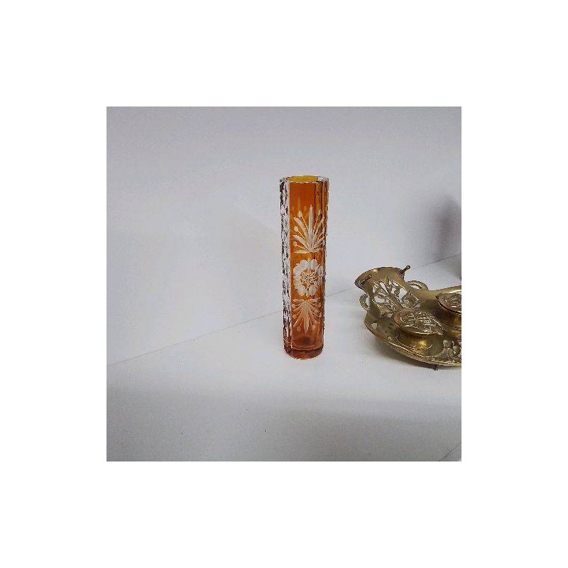 VASE BOHEME ORANGE 