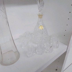 SERVICE CARAFE + 8 VERRES...