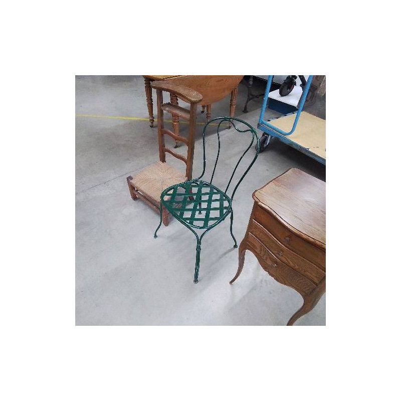 CHAISE METAL VERT 