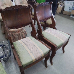 PAIRE DE CHAISE XIX EME A...