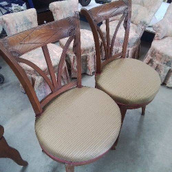 PAIRE DE CHAISES XIX EME