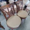 PAIRE DE CHAISES XIX EME