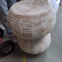 POUF ROTIN