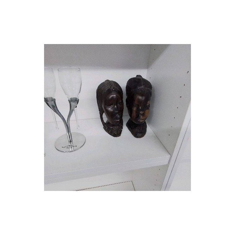 PAIRE VISAGE AFRICAIN 