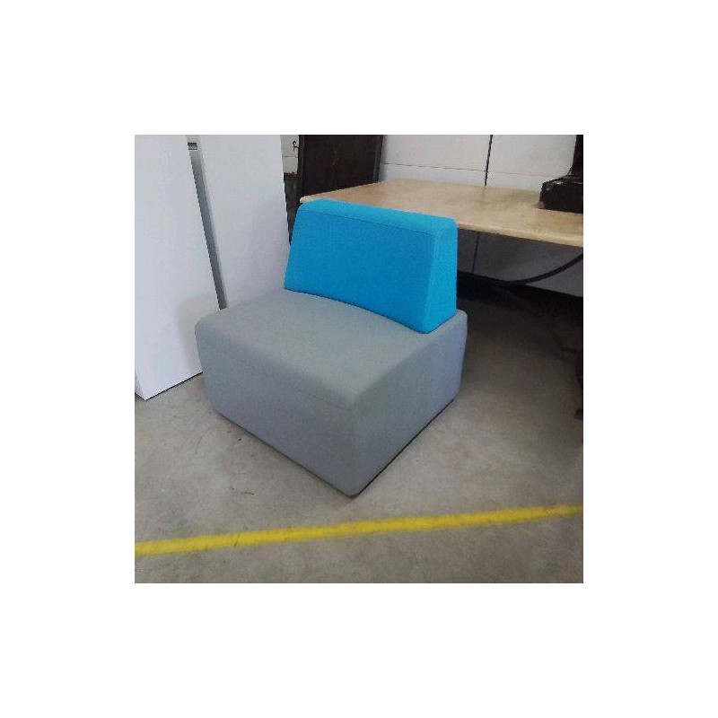 CHAUFFEUSE GRISE ET BLEUE