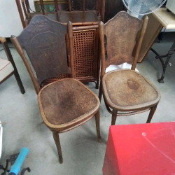 PAIRE DE CHAISES JACOB ET...