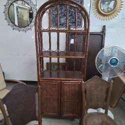 ETAGERE ROTIN VINTAGE