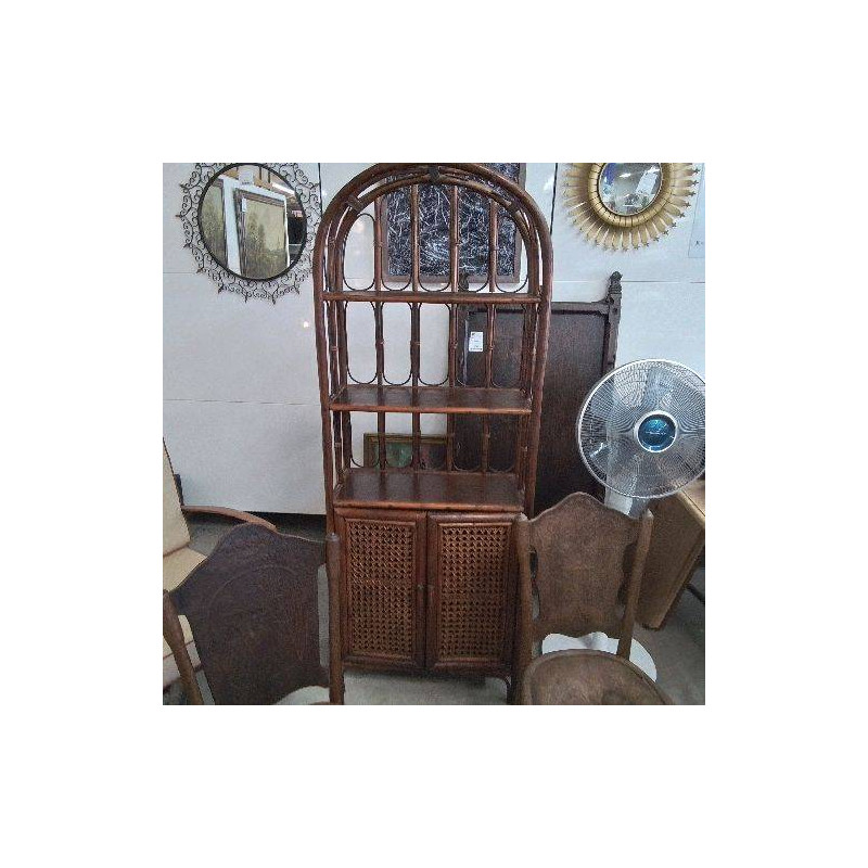 ETAGERE ROTIN VINTAGE