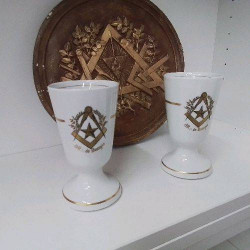 PAIRE MUG FRANC-MAÇON 