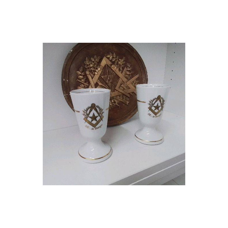 PAIRE MUG FRANC-MAÇON 