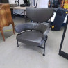 FAUTEUIL CASSINA GRIS SIGNÉ 