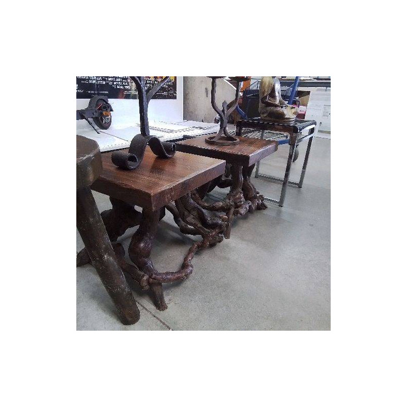 TABLE BASSE PIETEMENT VIGNE