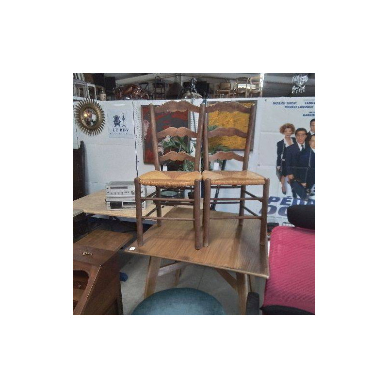 PAIRE DE CHAISES