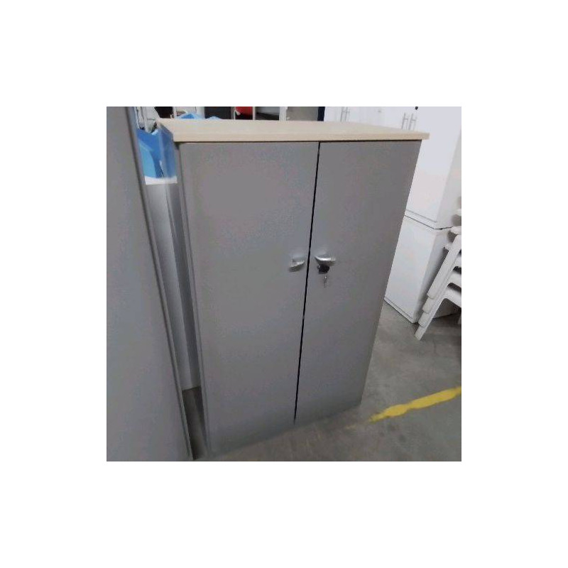 ARMOIRE DE BUREAU 2 PORTE MI HAUTE DESSUS BOIS