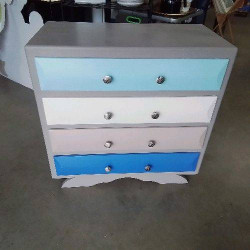 COMMODE 4 TIROIRS VINTAGE...