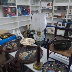 LAMPE A PETROLE BACCARAT 