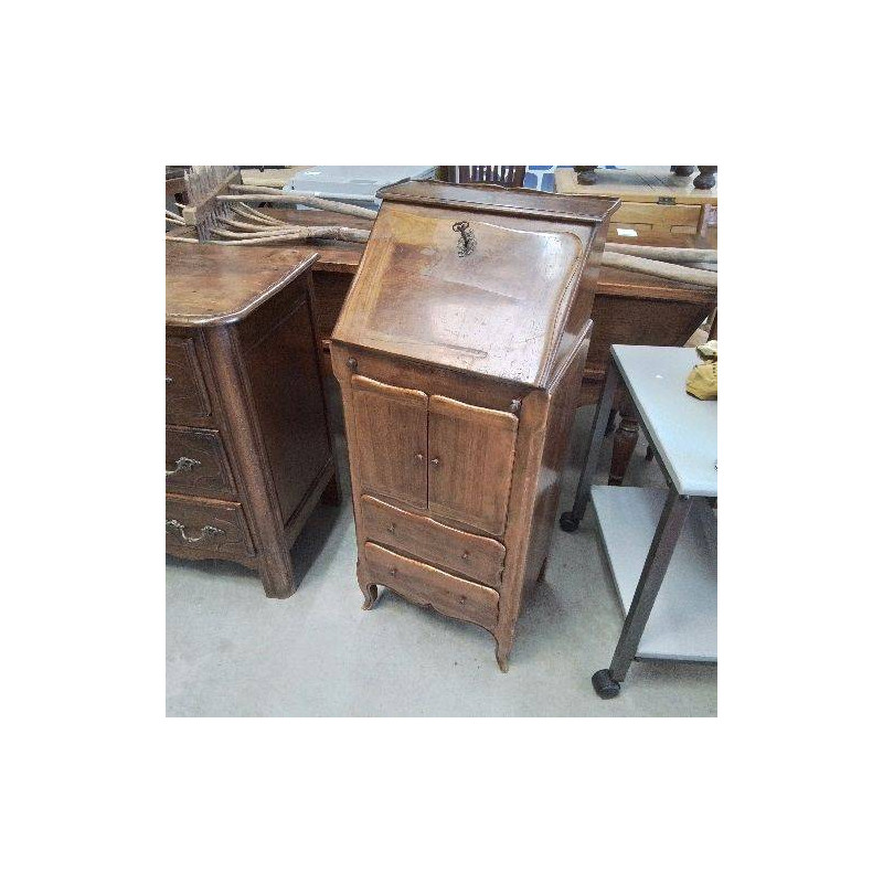 SECRETAIRE ETROIT DE STYLE LOUIS XV 