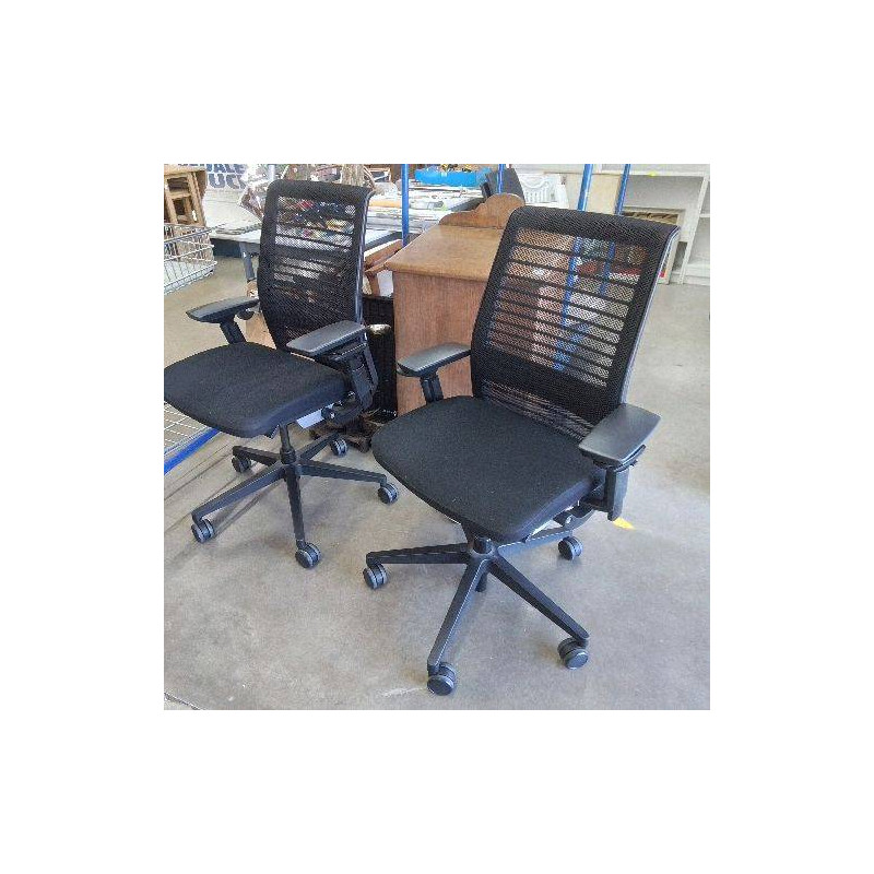 FAUTEUIL DE BUREAU STEELCASE TISSU NID ABEILLE