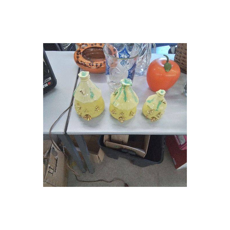 LOT DE 3 POTS