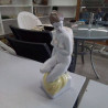 STATUETTE HONGROISE PORCELAINE 