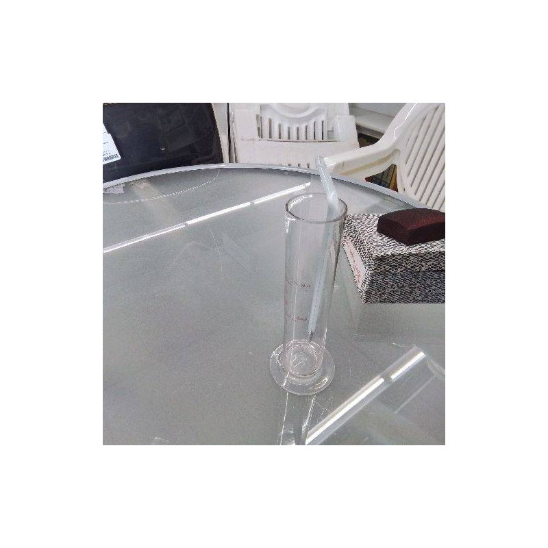 THERMOMETRE ALCOOL AVEC EPROUVETTE