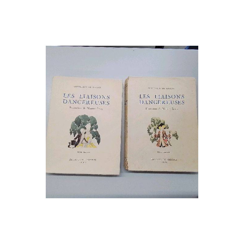 LIVRE LIAISONS DANGEREUSES ILLUSTRATIONS DE MAURICE LEROY LA PAIRE