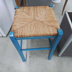 TABOURET PAILLÉ 