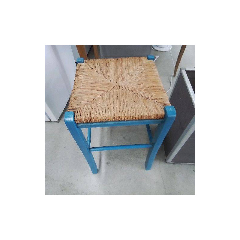 TABOURET PAILLÉ 