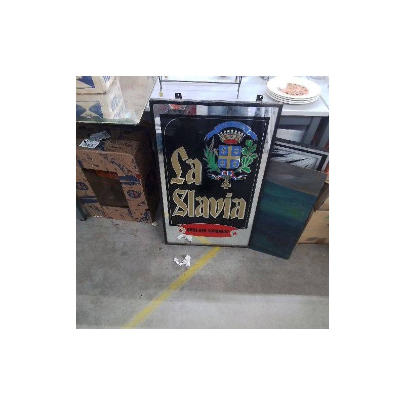 PLAQUE PUBLICITAIRE BIÈRE 