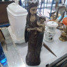VIERGE A L’ENFANT BOIS SCULPTÉ 