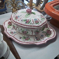 SOUPIERE DECOR FLEURS