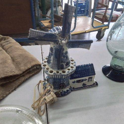 MOULIN LAMPE DELFT EN L’ETAT 
